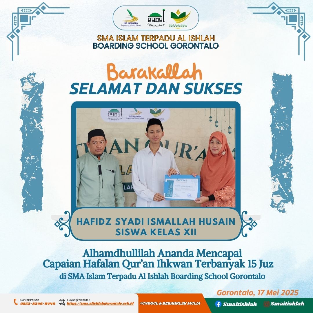 Capaian Hafalan Qur’an Ihkwan Terbanyak 15 Juz